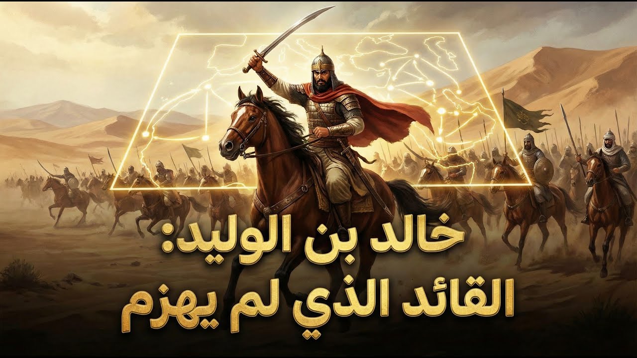 خالد بن الوليد: القائد الذي لم يهزم أبداً | أسرار العبقرية العسكرية وسيف الله المسلول