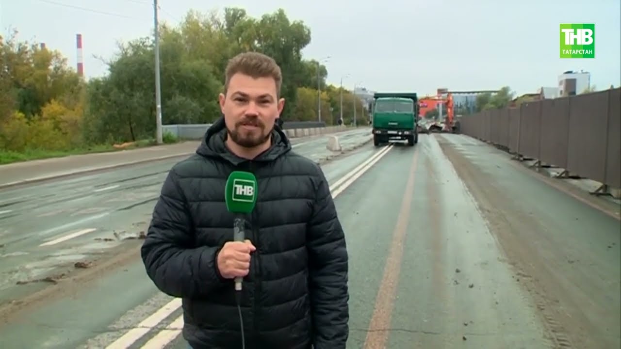 Из-за ремонта моста в Казани на улице Назарбаева теперь большие пробки на объездных дорогах