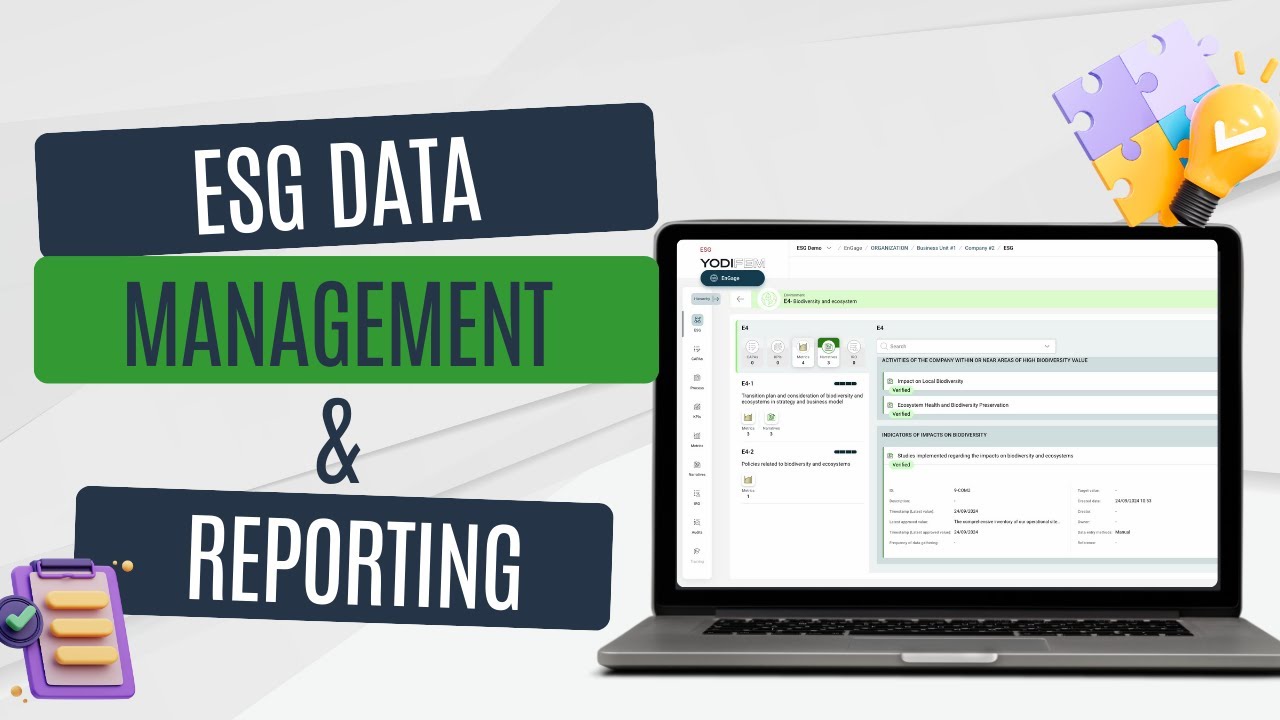 Master ESG Data Management & Reporting with EnGage | Full Explainer | Yodiwo