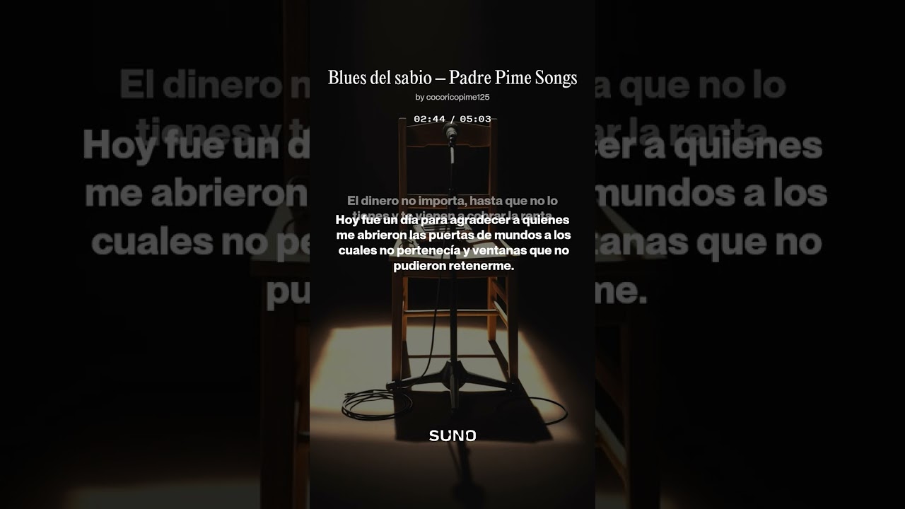 Blues del sabio – Padre Pime Songs 1