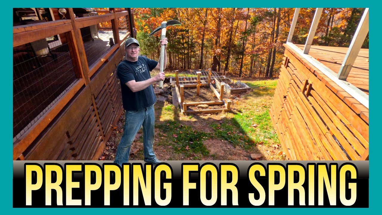 Expanding Our Cabin Garden.. Raised Beds & Spring Plans