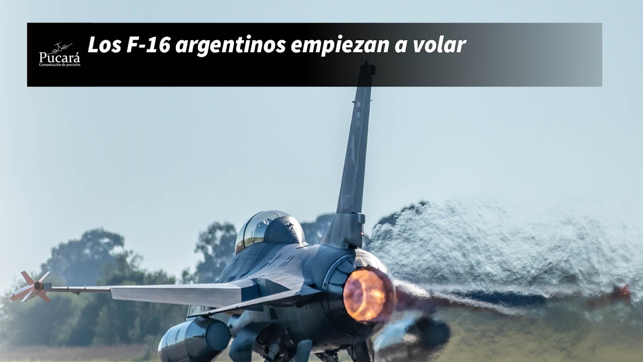 Los F-16 argentinos empiezan a volar