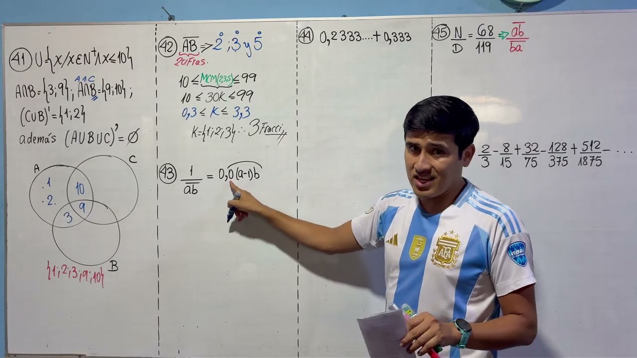 DESARROLLO DEL EXAMEN DE 5TO - UNIVERSIDAD NACIONAL PEDRO RUIZ GALLO - ARITMÉTICA