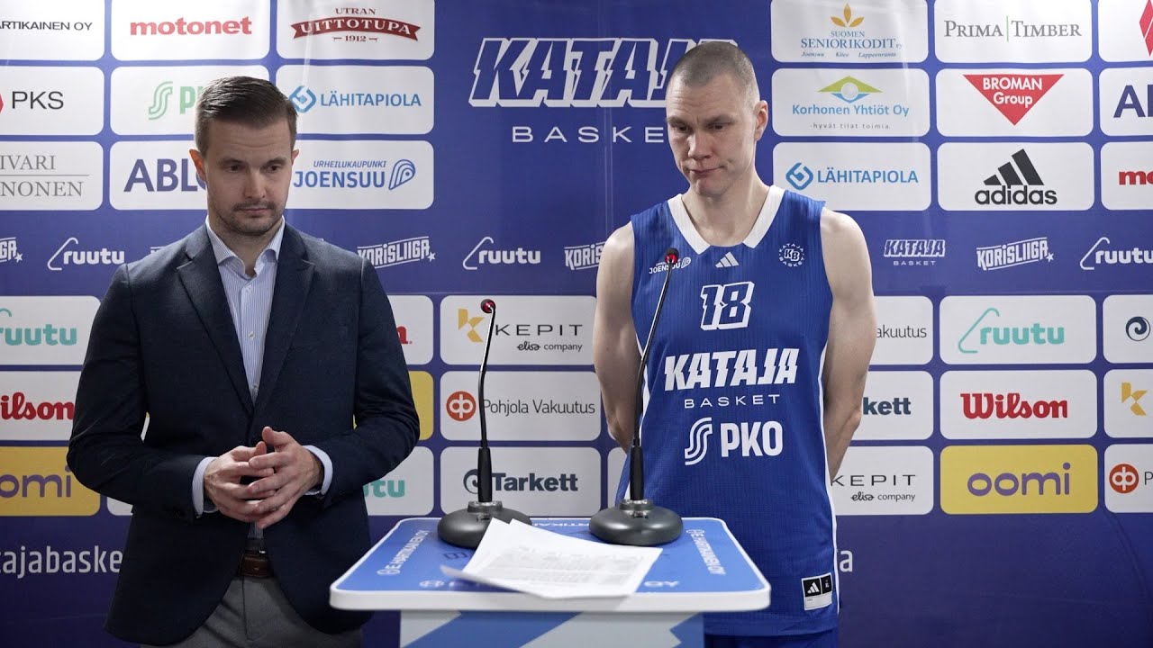 E. Hartikainen Oy Lehdistötilaisuus | Kataja Basket vs KTP-Basket | 83-94(48-42) | 06.12.2025
