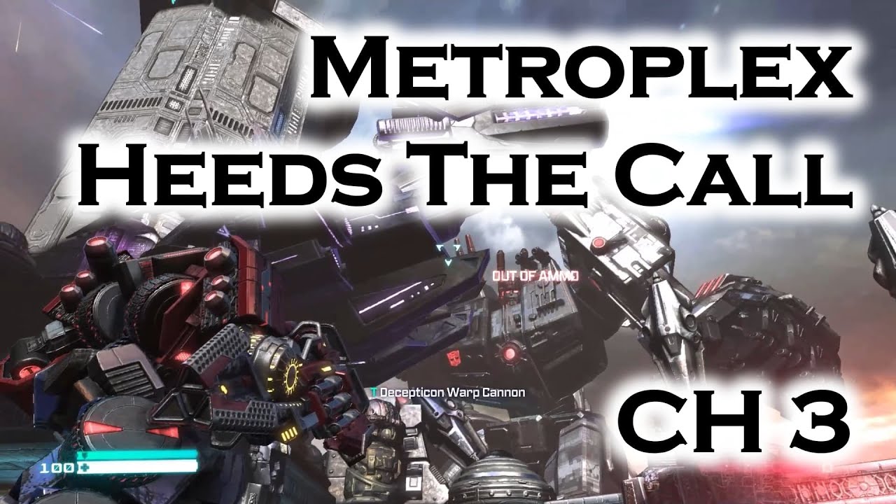 Transformers Fall Of Cybertron | Chapter 3 Metroplex Heeds The Call | 100% Full Game Walkthrough PC