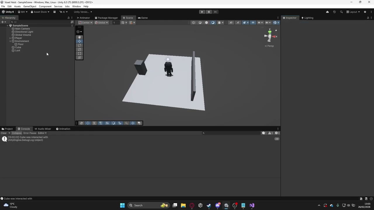 Voxel Heist: 8 - Interaction System - Interfaces