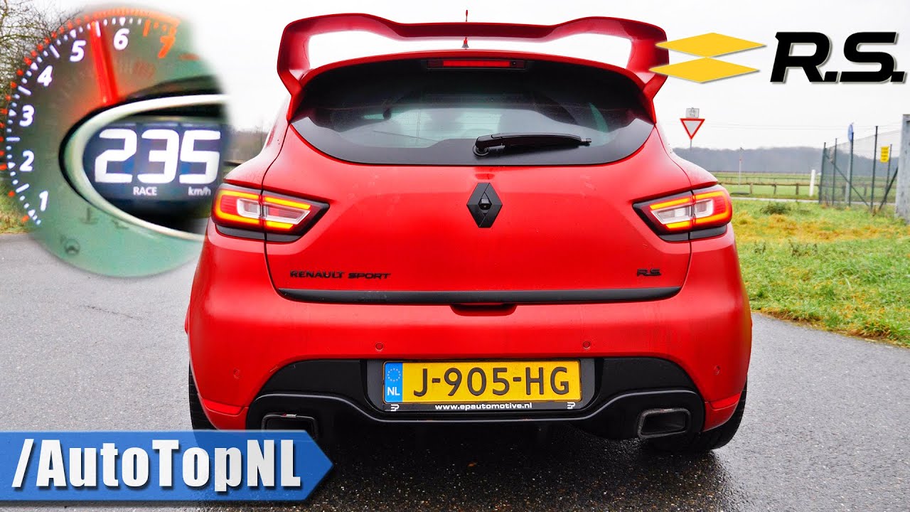 Renault Clio RS TROPHY 250HP | AKRAPOVIC Exhaust & ACCELERATION by AutoTopNL