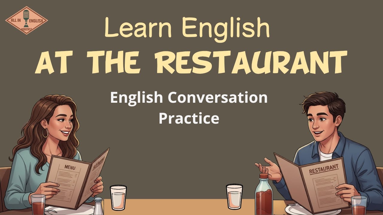 Easy English: How to Speak at a Restaurant | Easy Daily Conversation for Learners