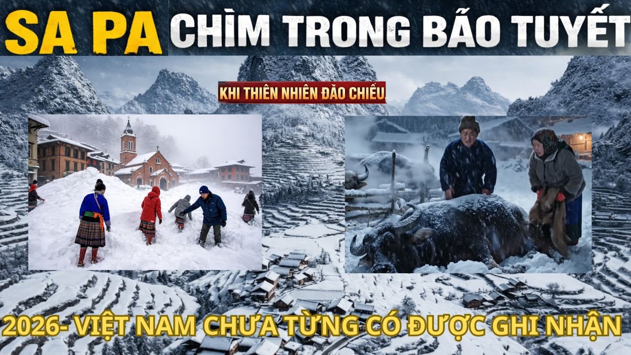 1/2026-BÃO TUYẾT CHƯA TỪNG CÓ Ở SA PA: THẢM HỌA THIÊN NHIÊN LẦN ĐẦU XUẤT HIỆN!
