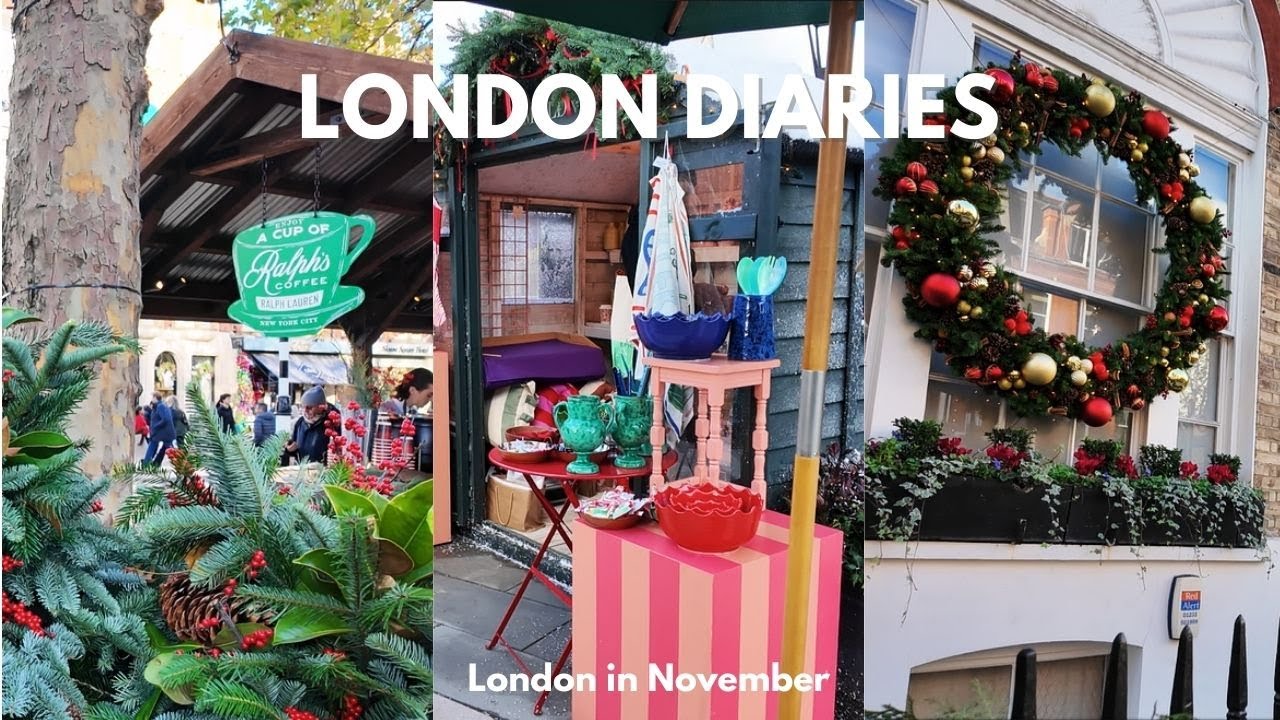 Рождество в Лондоне 2025 | Исследование Челси, улицы Элизабет и украшение дома к Рождеству