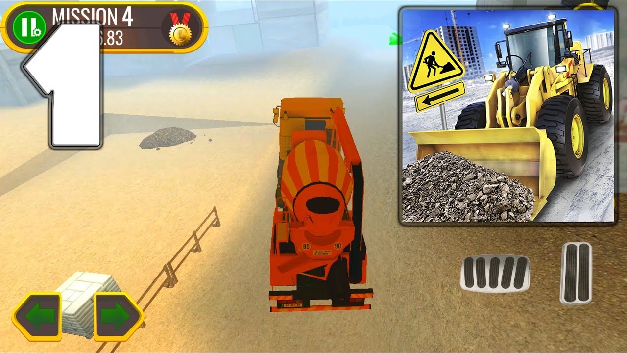 Construction Site Truck Driver - Android Mobile Gameplay Walkthrough Part 1