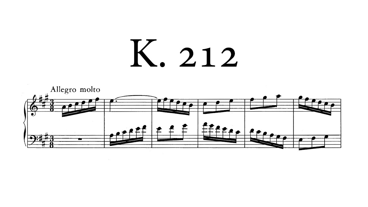 D. Scarlatti - Sonata in A major, K.212 (Sara Daneshpour)