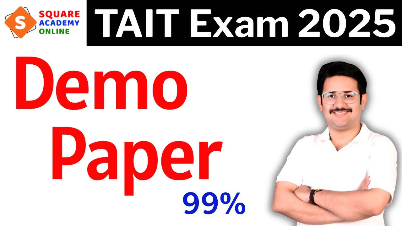 All Shift TAIT Exam Question Paper 2025 | TAIT Paper Analysis 2025 | 30 May TAIT Exam Analysis 2025