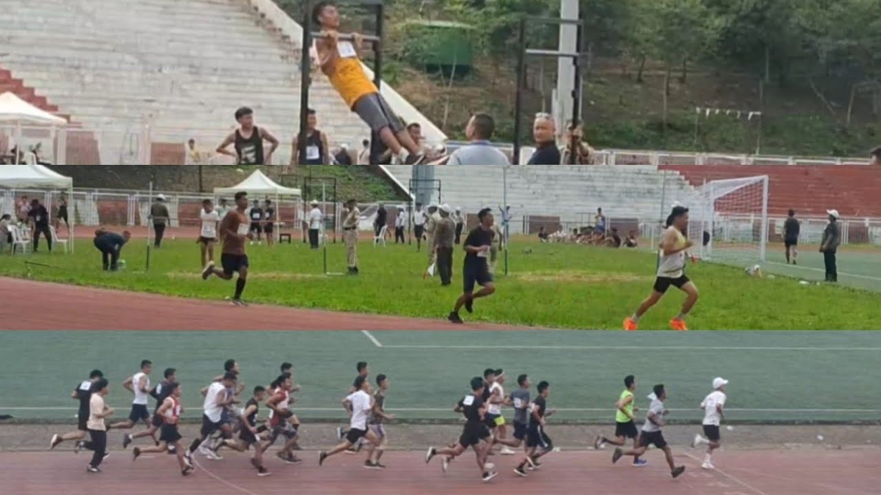 Physical Test for Prison Department of Nagaland/ recruitment 2025 at IG Stadium 
