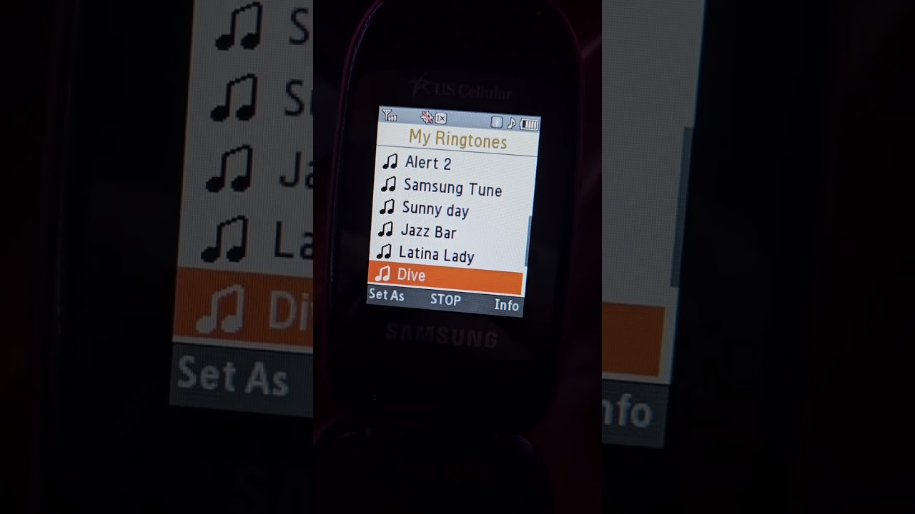 UScellular Samsung Stride (SCH-R330) Startup, Ringtones & Sounds, Shutdown