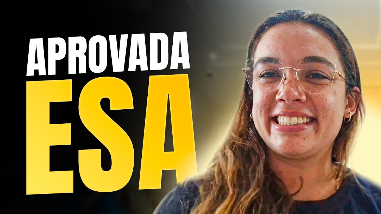 APROVADA NA ESA 2025: O que ela fez diferente na última tentativa?