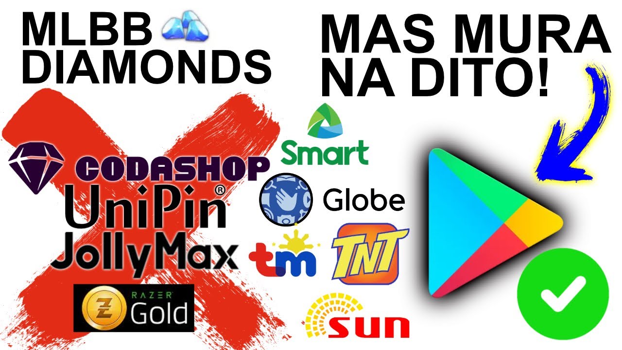 TUTORIAL | Paano mag RECHARGE ng ML DIAMONDS sa PLAY STORE?