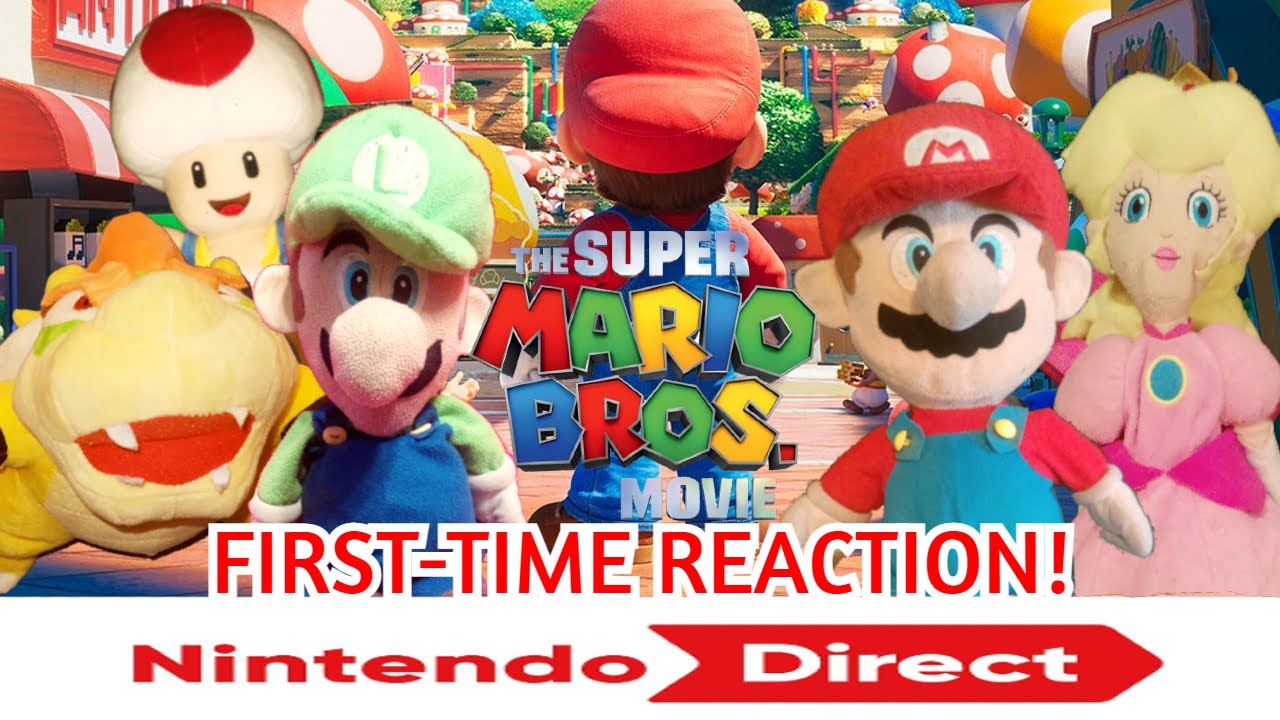 The Super Mario Bros. Movie: Nintendo Direct - First Time Reaction!