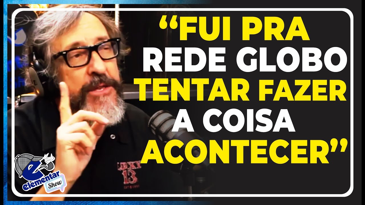 FUI ESNOBADO PELA REGINA CAS&Eacute; NA GLOBO! | Luiz Thunderbird