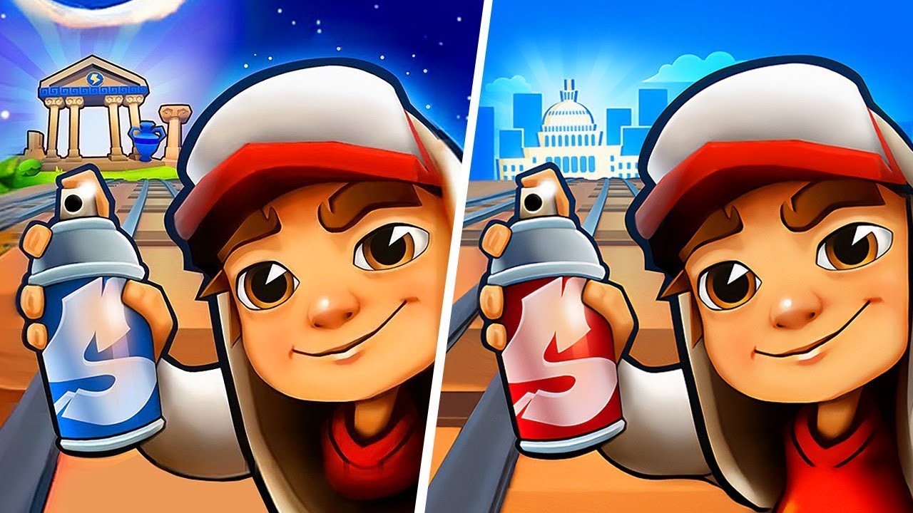 Subway Surfers Mexico 🆚 Subway Surfers Berlin, Subway Surfers Map Comparison