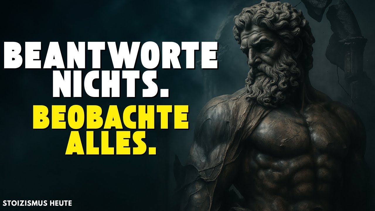 7 stoische Haltungen, um mit Menschen umzugehen, die dich nicht respektieren | Stoizismus
