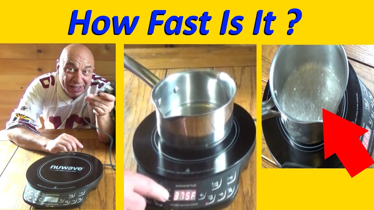 Nuwave Induction Cooktop (Review/Test) How Fast Is It For Boiling Water/Cooking Time Saver Any Good?