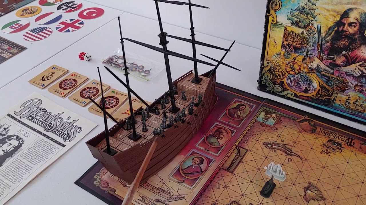 Broadsides and Boarding Parties Milton Bradley Game Master Series