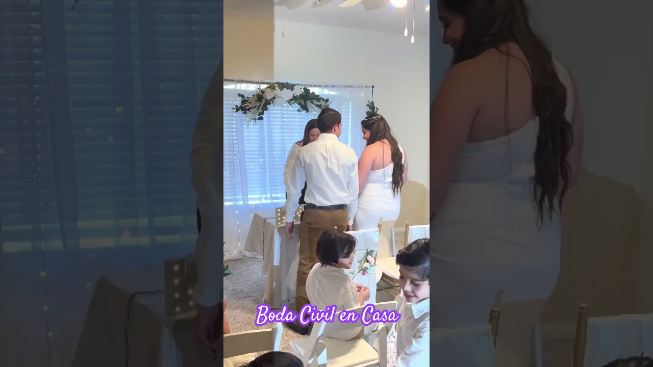 Boda Civil en Casa ✨ &iexcl;Intima y Especial! 💖