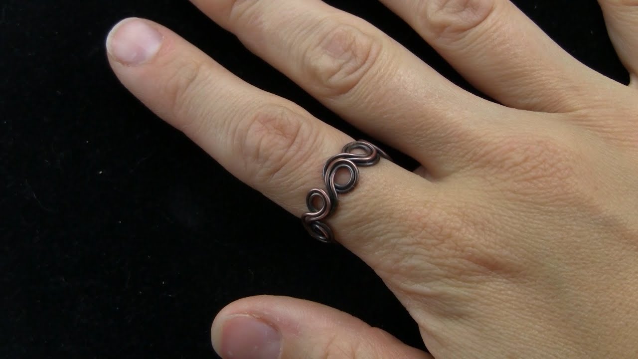 Beginner Wire Wrap Swirl Ring Tutorial