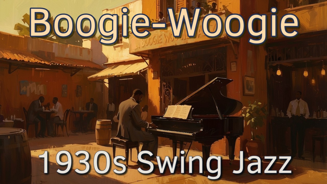 Boogie-Woogie 1930s Swing Jazz✨[Fast-fingered, Upbeat] SUNLIT STREET PIANO BOOGIE