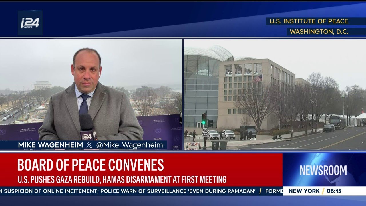 Ahead of the Board of Peace inaugural summit in Washington