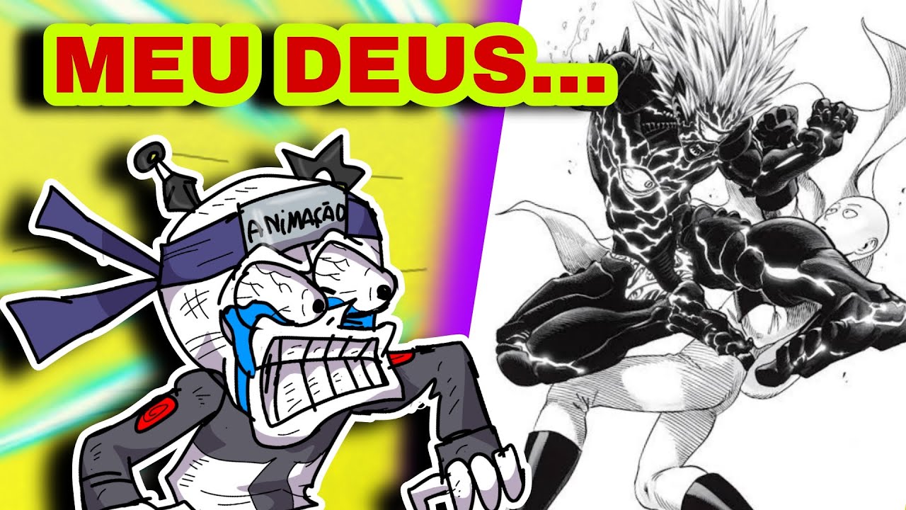 Rasu REACT - SAITAMA VS BOROS -  Analise da animação  de One Punch Man. Saitama animação luta
