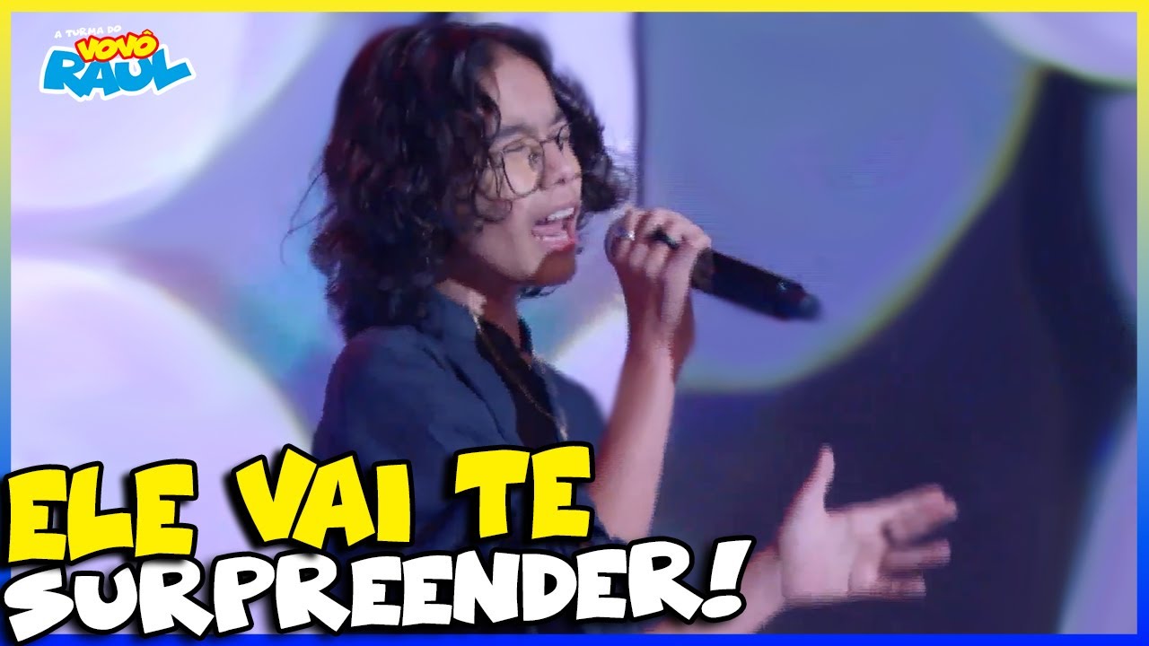 GABRIEL RAU 12 ANOS CANTOU 