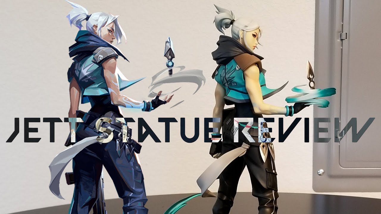 OFFICIAL RIOT GAMES VALORANT JETT STATUE REVIEW/UNBOXING
