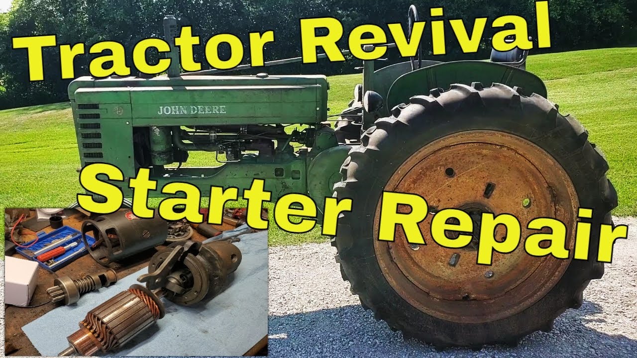 Stuck Tractor Revival Part 2  (John Deere B Starter) #tractor #tractorvideo #johndeere