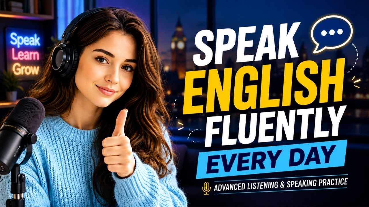 Speak English More Fluently Every Day | Advanced Listening and Speaking Practice Podcast