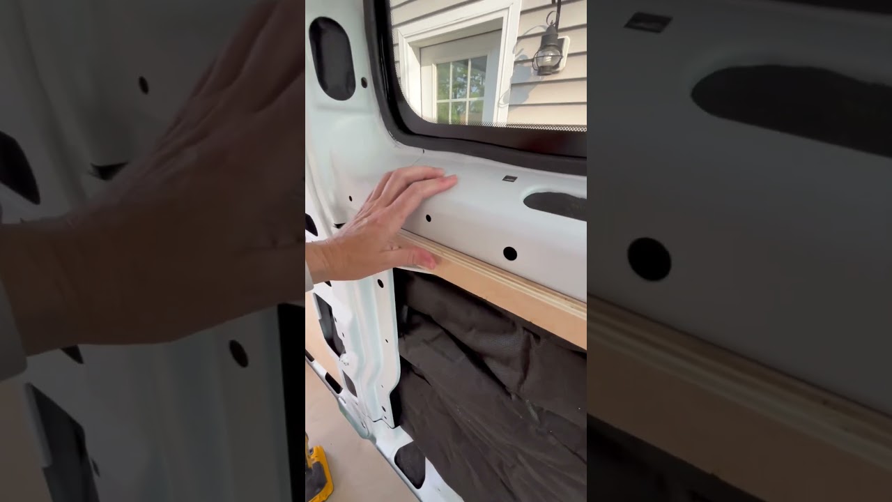 Van Wall How To #vanlife #campervan #vanbuild #promaster