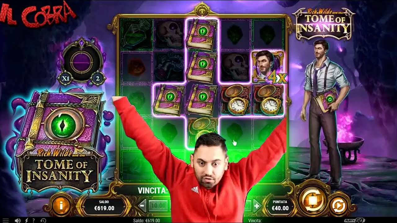 Scassata la TOME OF INSANITY 👾con Mimmo | 🎰 COBRA SLOT ONLINE