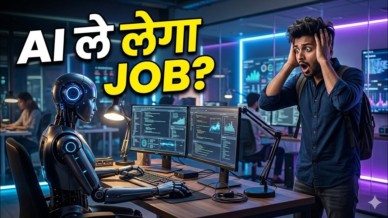 AI vs Human Jobs 😱 क्या रोबोट आपकी नौकरी ले लेंगे?
