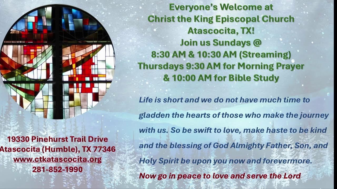 The 4th  Sunday after Epiphany -February 1, 2026