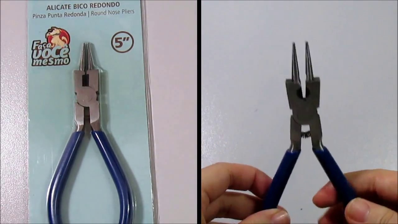 Apresenta&ccedil;&atilde;o dos alicates mais usados para fazer bijuterias