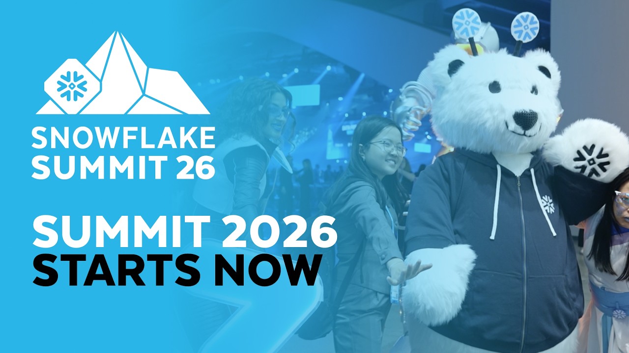 Build The Agentic Enterprise At Snowflake Summit 2026