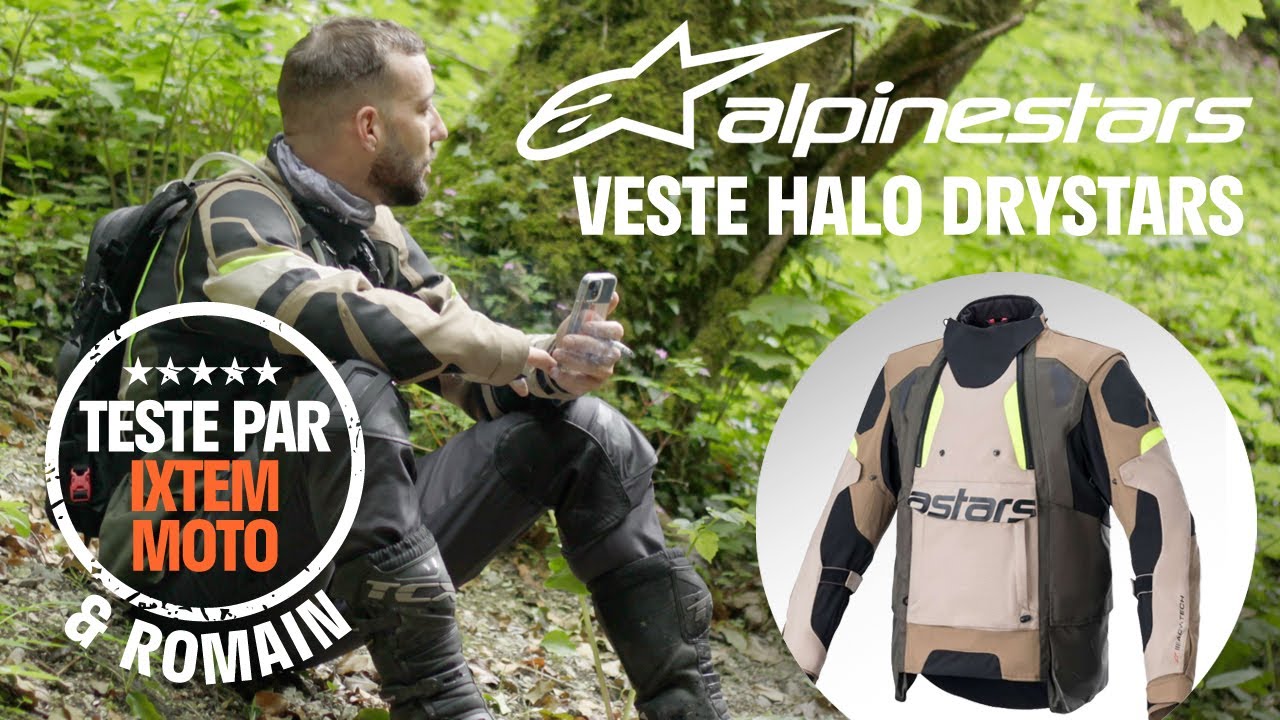Veste Alpinestars HALO Drystar - Le test par Romain
