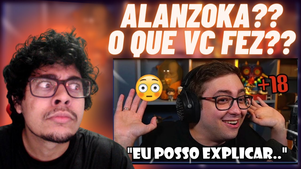 Mentira que o Alanzoka foi pego assistindo conteúdo adulto na live  (Energético)