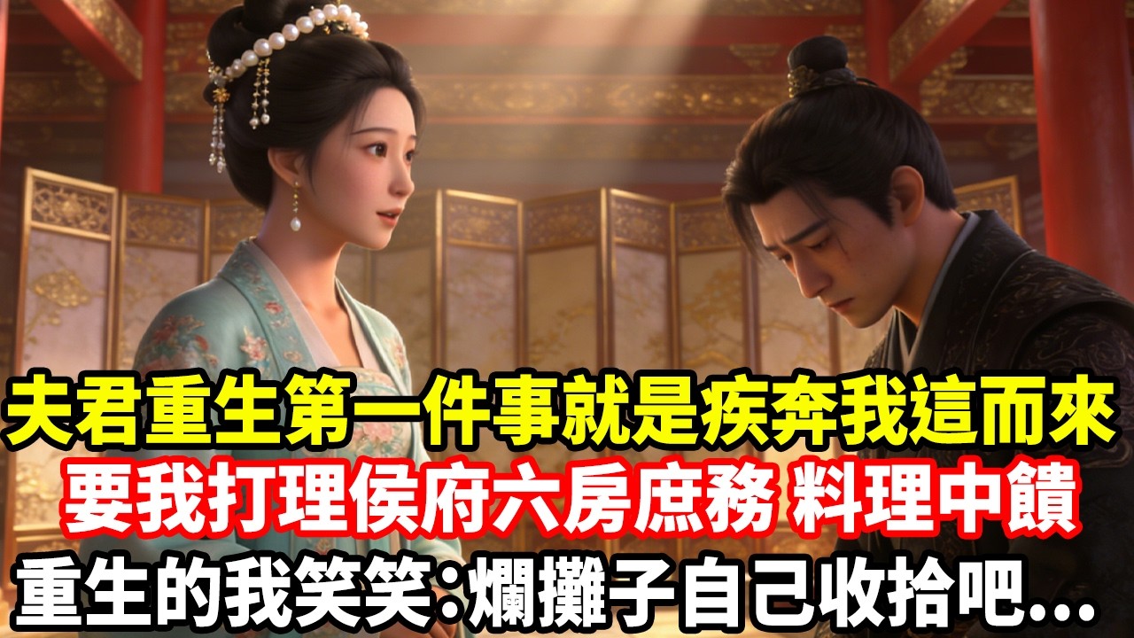 夫君重生第一件事就是疾奔我這而來，要我打理侯府六房庶務料理中饋，重生的我笑笑：爛攤子自己收拾吧...