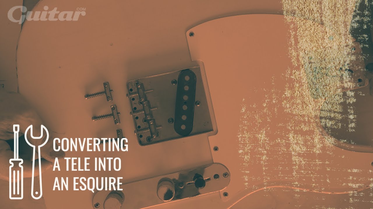 DIY Workshop: How to convert a Telecaster into an Esquire | Guitar.com