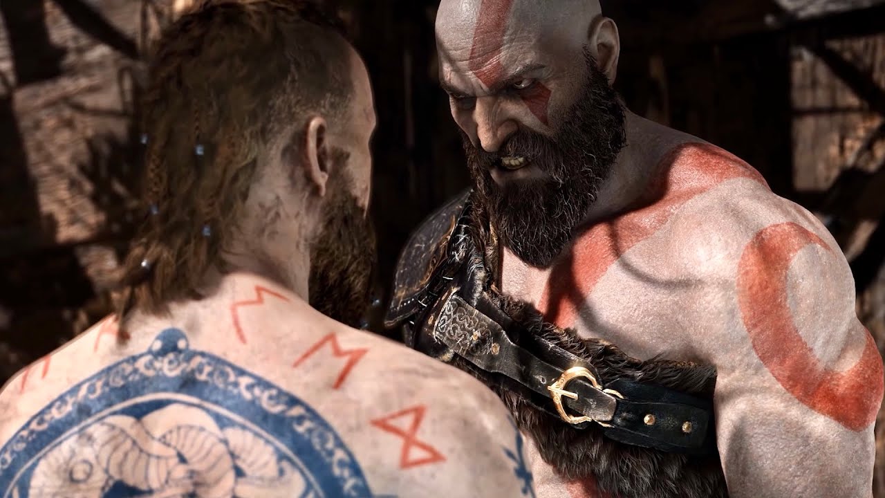 GOD OF WAR PC | Kratos VS Baldur Boss Fight - Gameplay Full HD ( FR )
