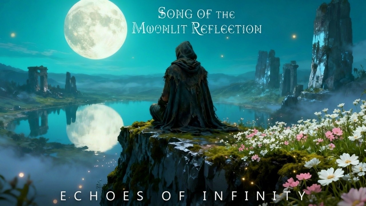 Song of the Moonlit Reflection | Fantasy Celtic Ambience | Relaxing Music [No Ads]