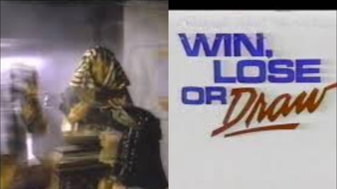 Funny 1989 Win Lose or Draw TV Gameshow commercial- SO PAINFULLY 80S lol