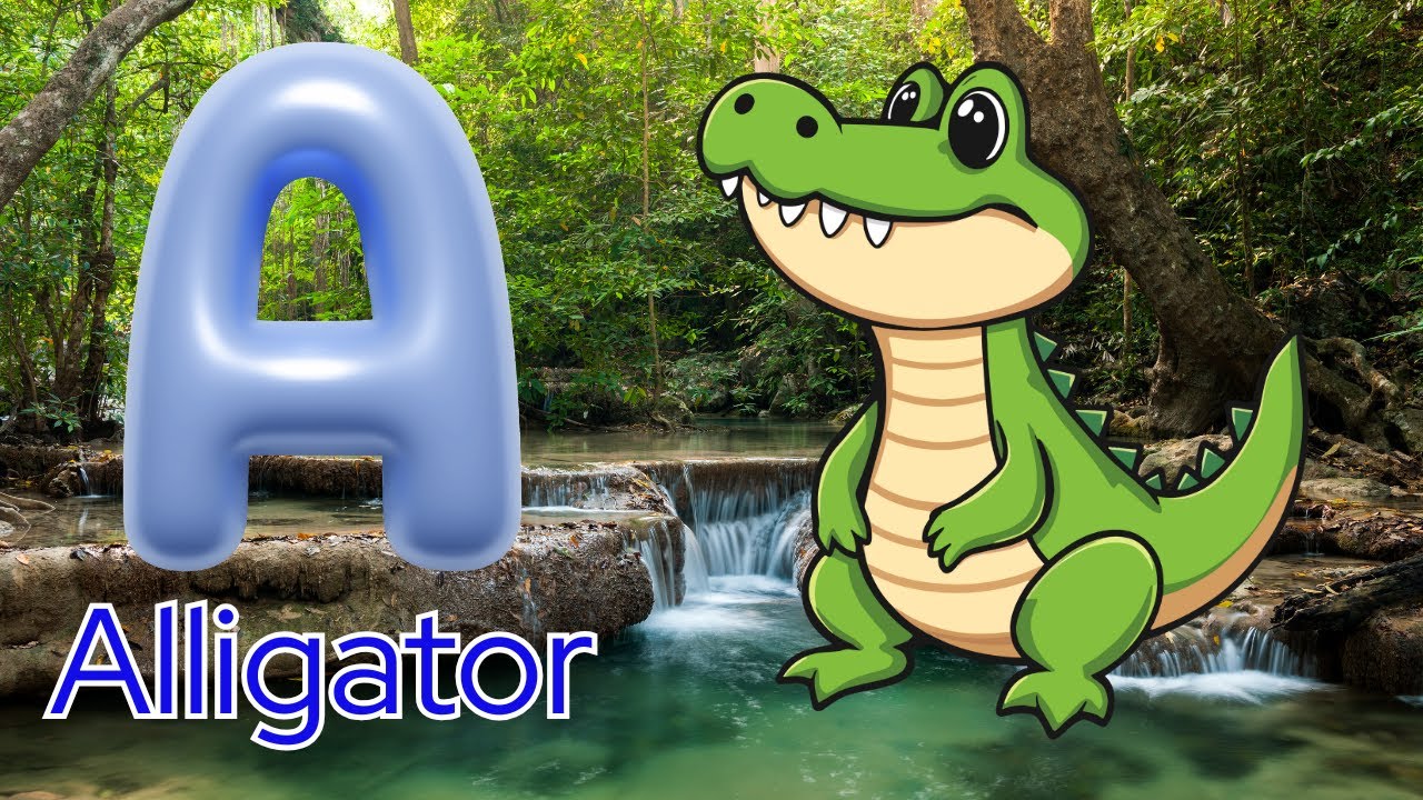 A for Alligator | Phonics and Animals for Kids | Learn Sea Animal Names
